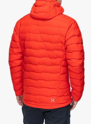 Puhovka Haglofs Spitz Down Hood - tech red
