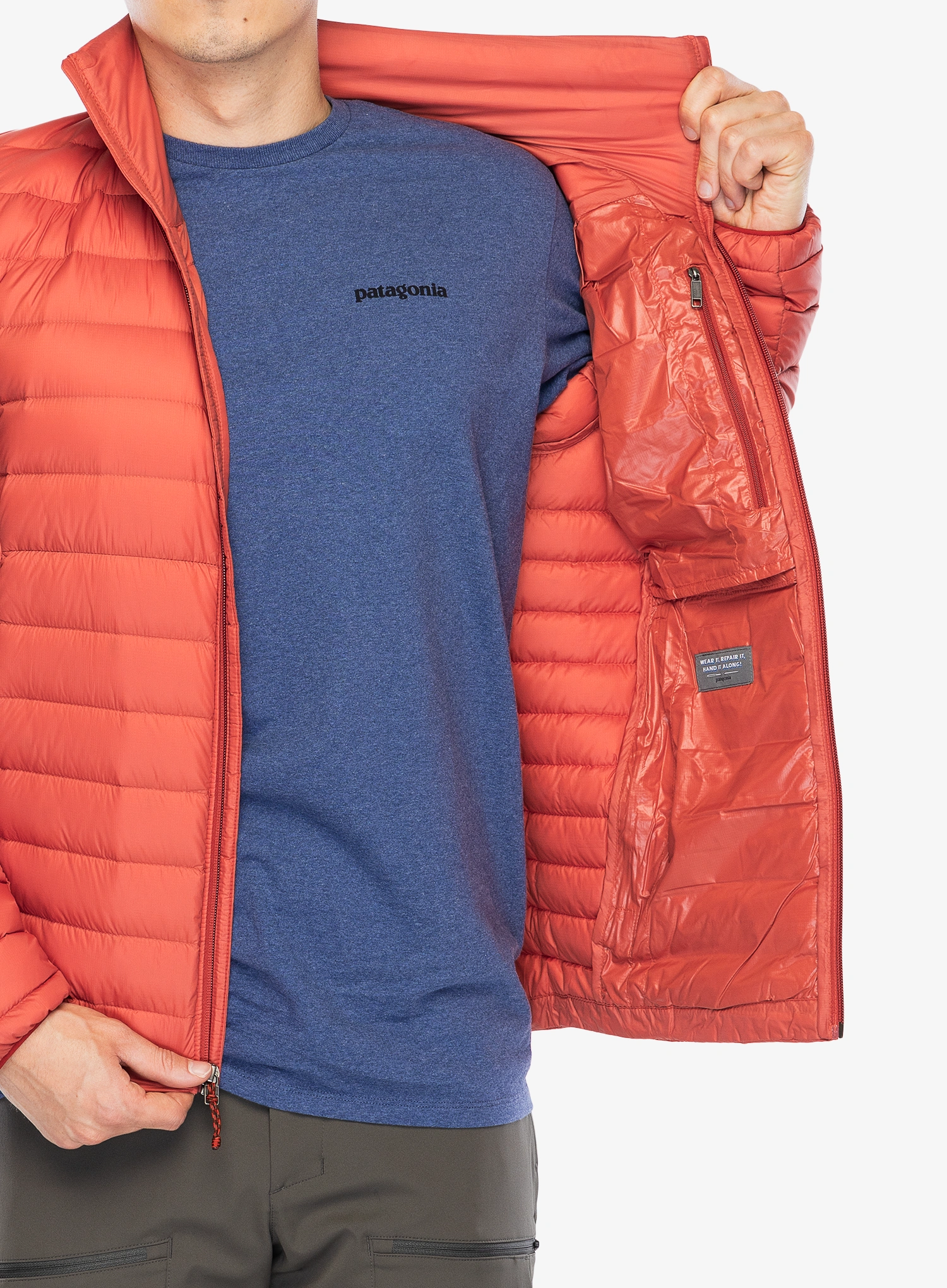 Puhovka Patagonia Down Sweater - amanita red