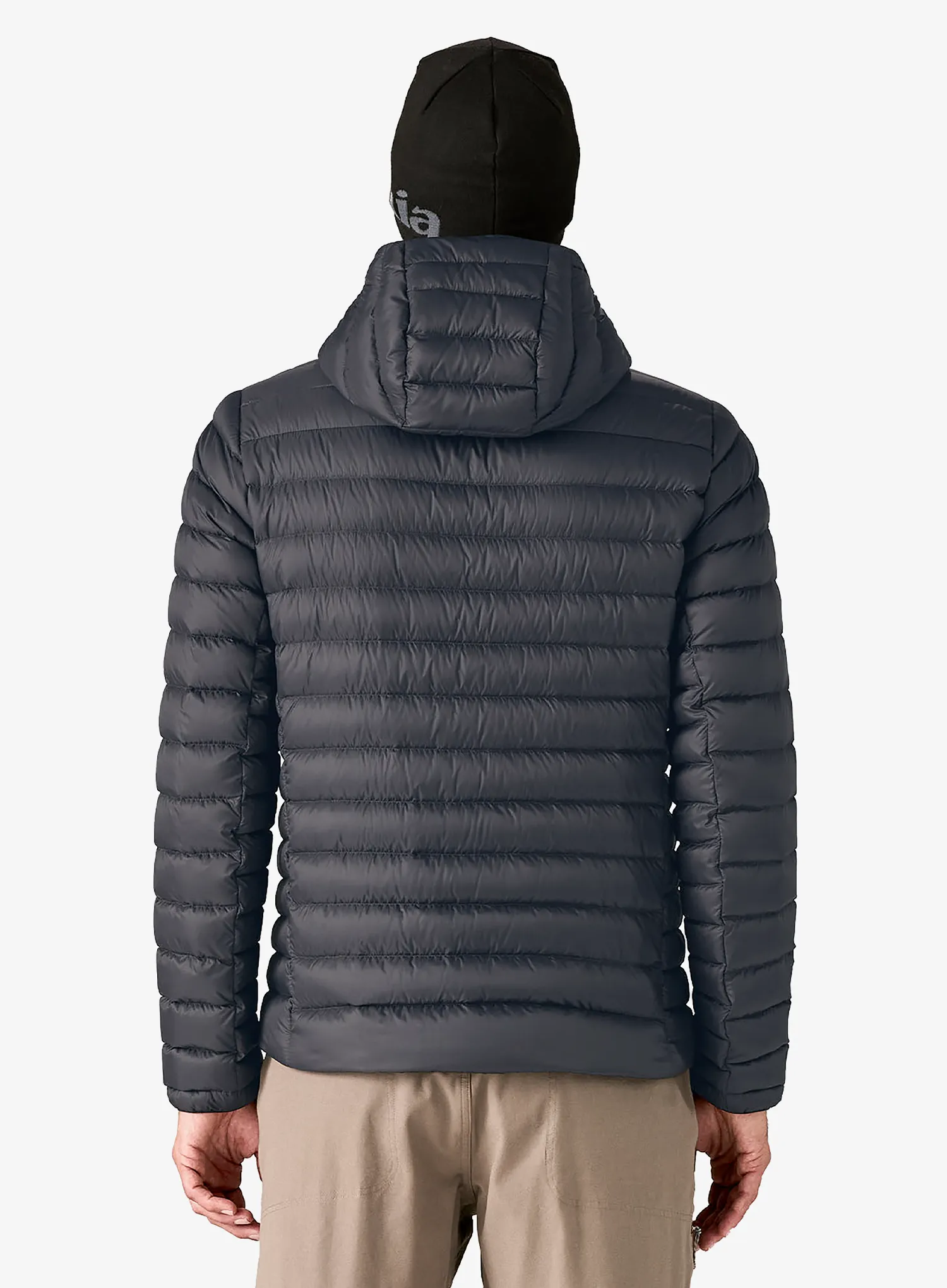 Puhovka Patagonia Down Sweater Hoody - black
