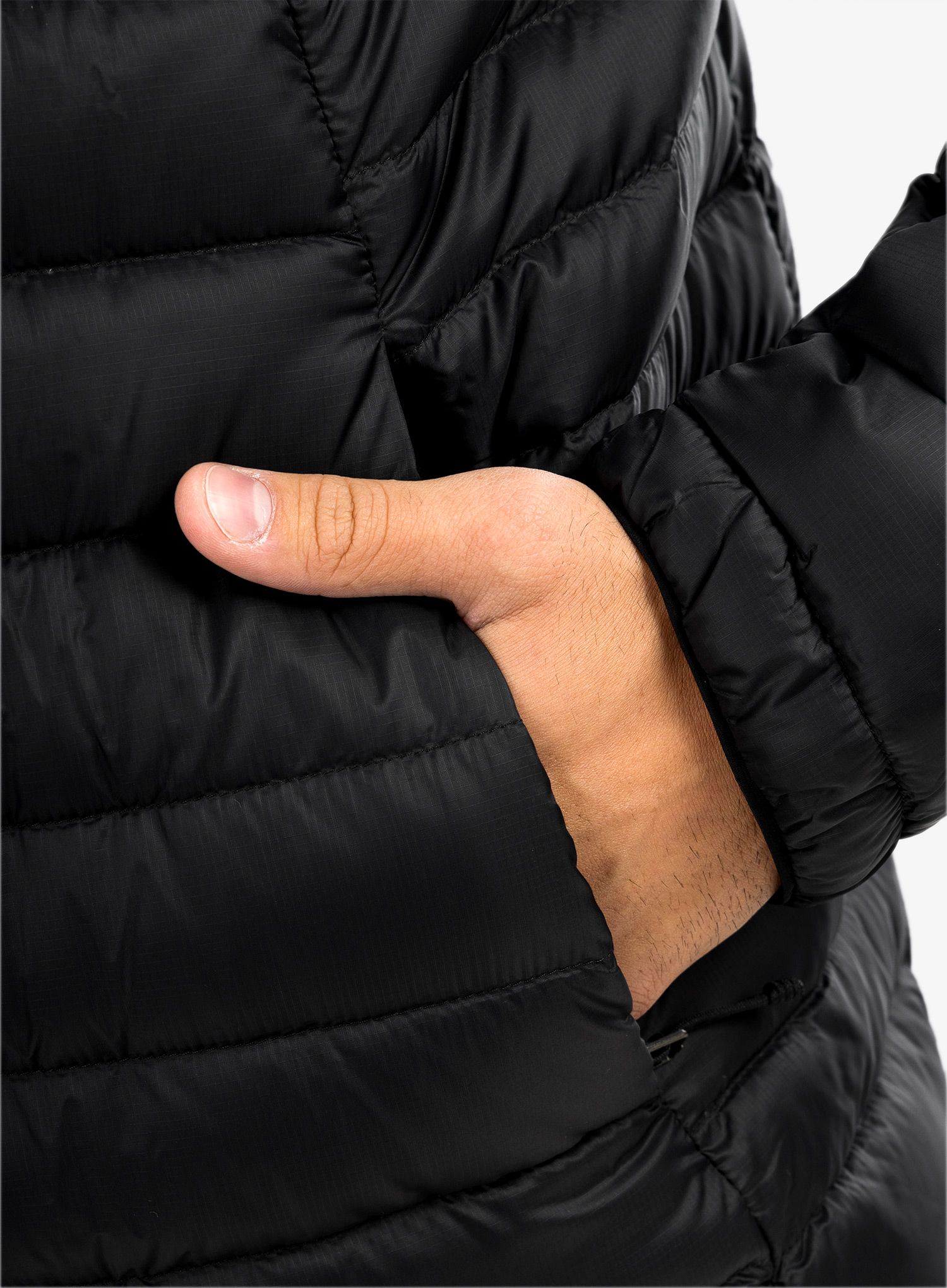Puhovka Patagonia Down Sweater Hoody - black