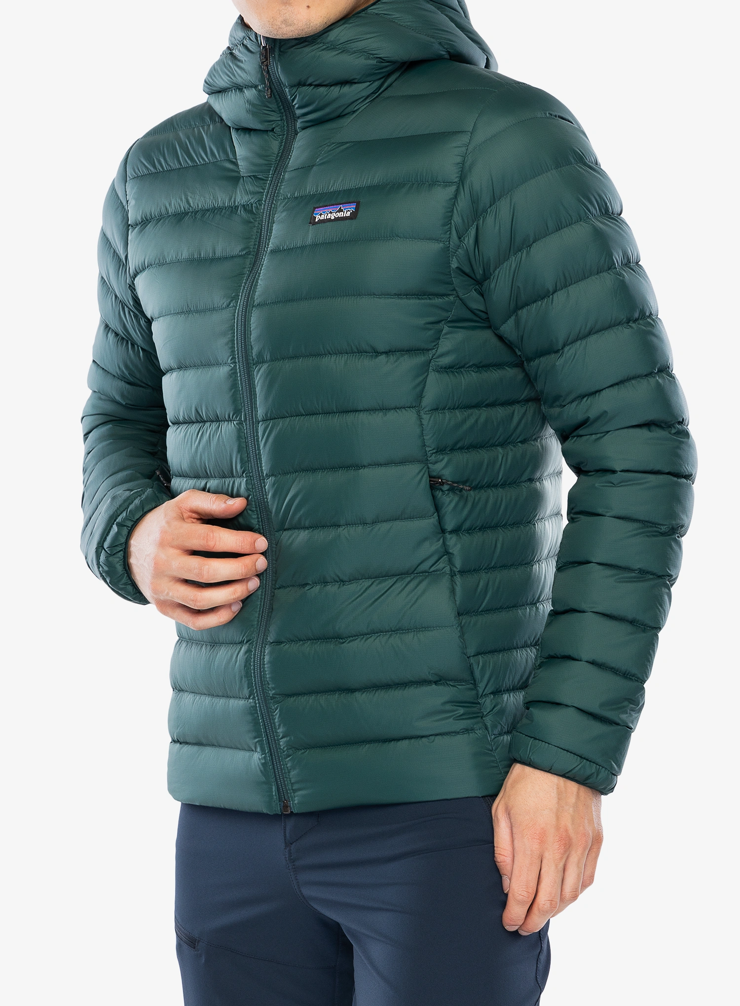 Puhovka Patagonia Down Sweater Hoody - cascade green/green