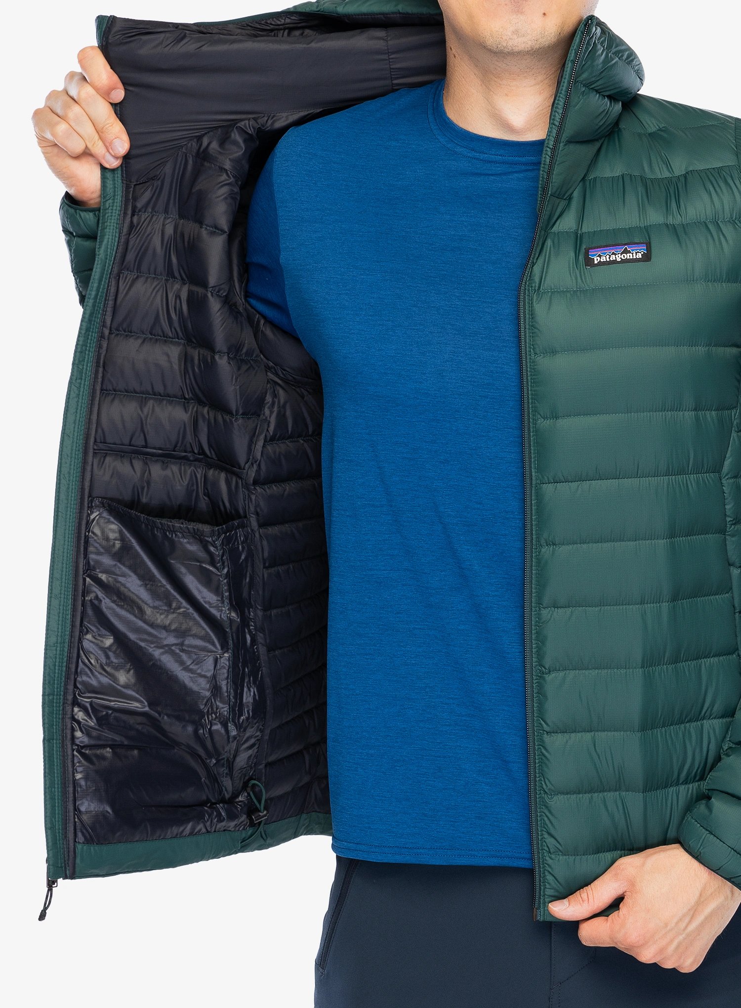 Puhovka Patagonia Down Sweater Hoody - cascade green/green