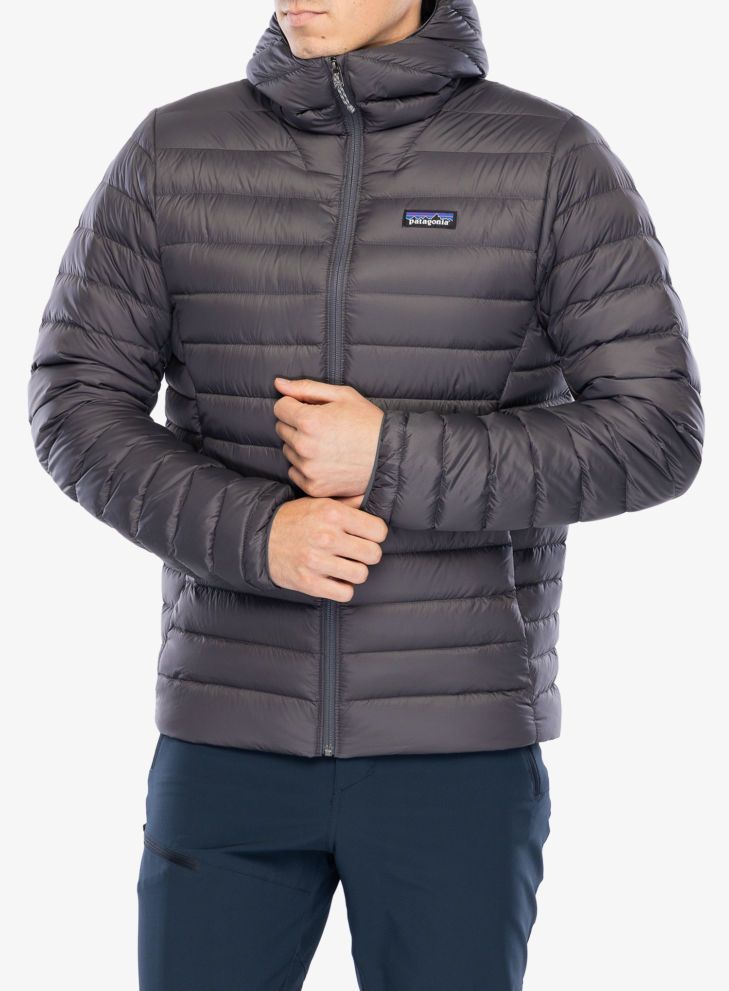 Puhovka Patagonia Down Sweater Hoody - forge grey