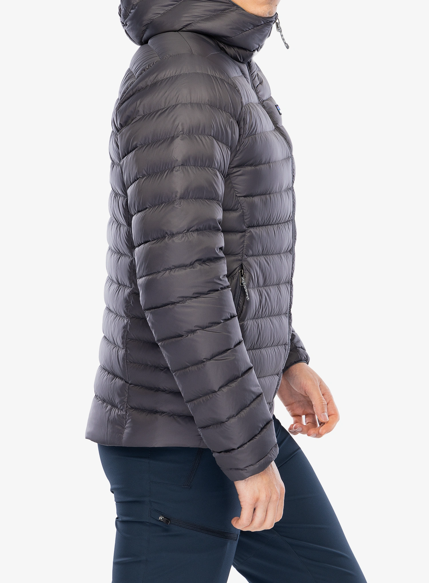 Puhovka Patagonia Down Sweater Hoody - forge grey