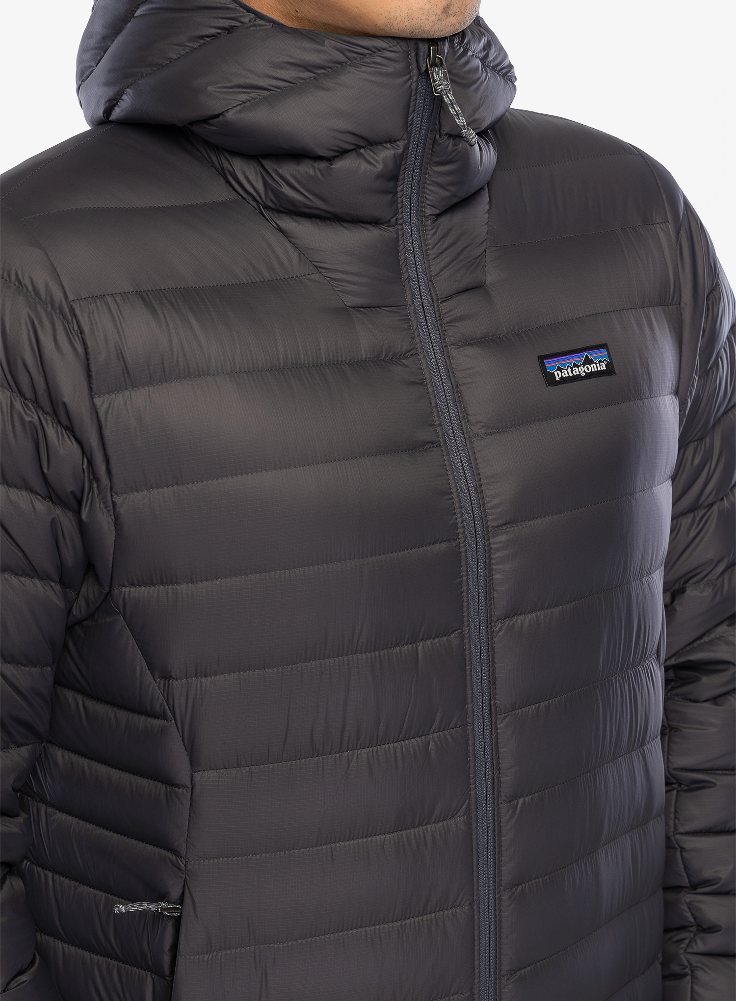 Puhovka Patagonia Down Sweater Hoody - forge grey
