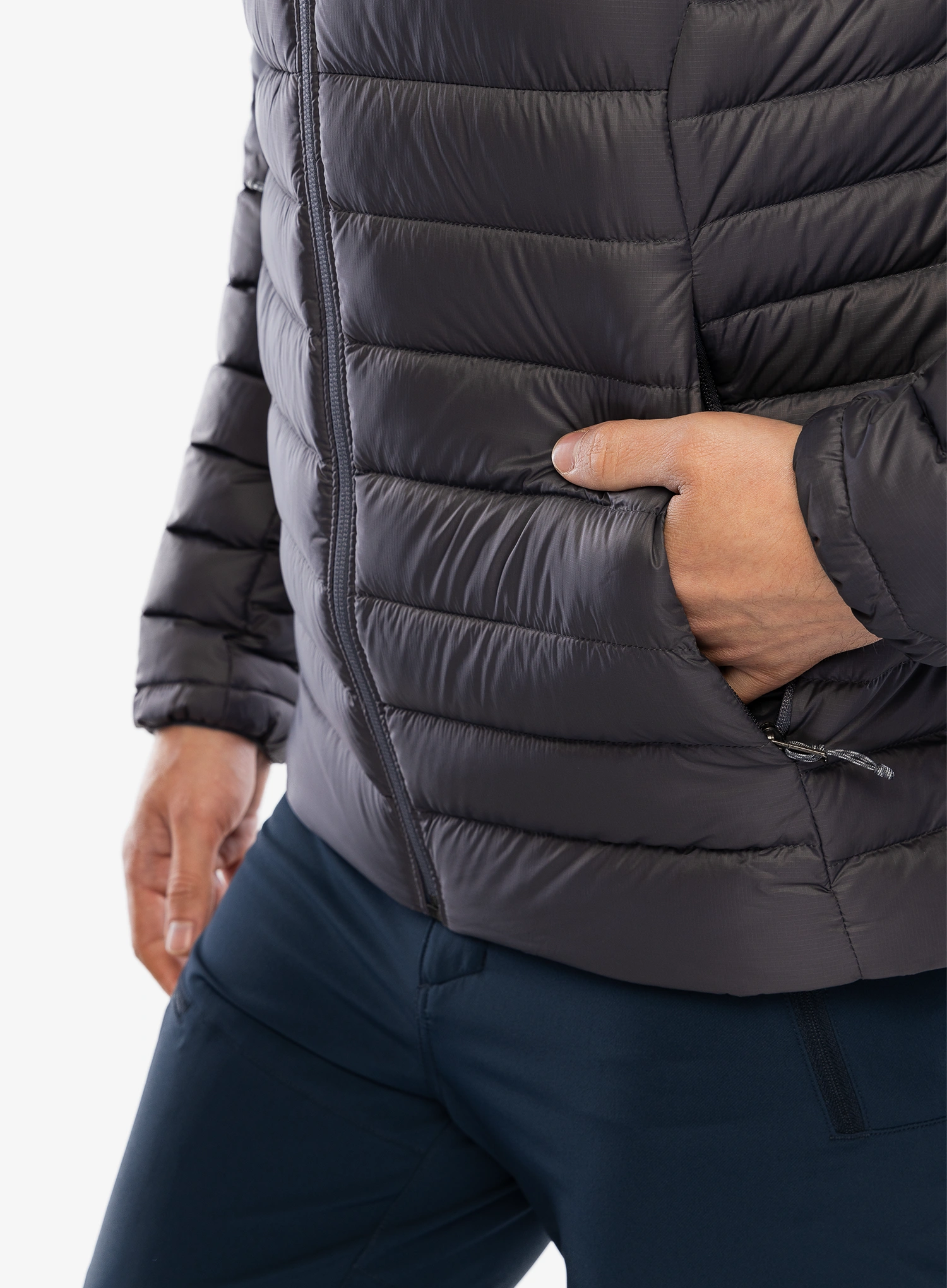 Puhovka Patagonia Down Sweater Hoody - forge grey