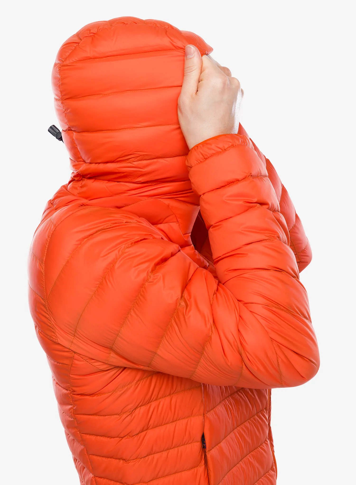 Puhovka Patagonia Down Sweater Hoody - pollinator orange