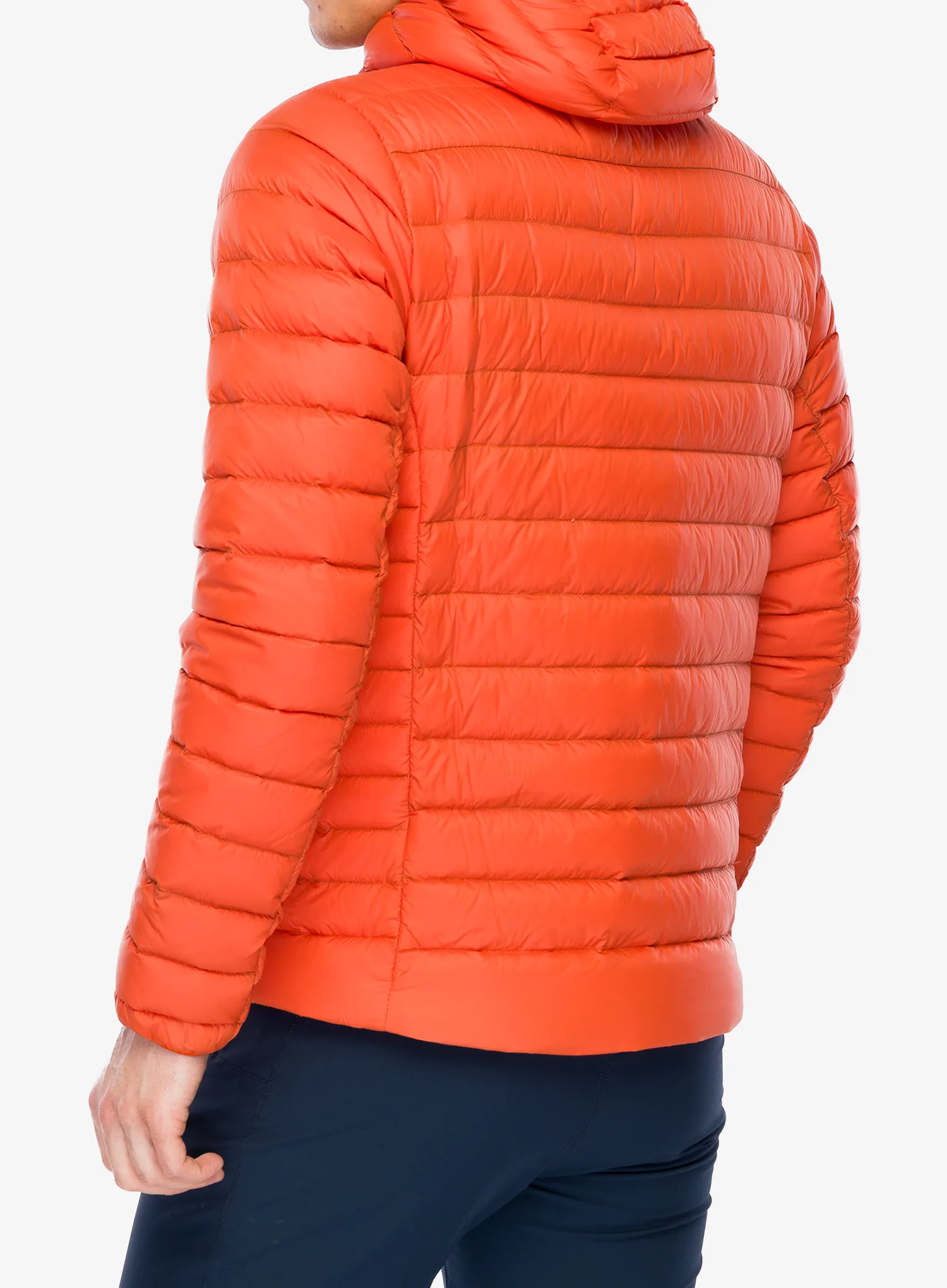 Puhovka Patagonia Down Sweater Hoody - pollinator orange