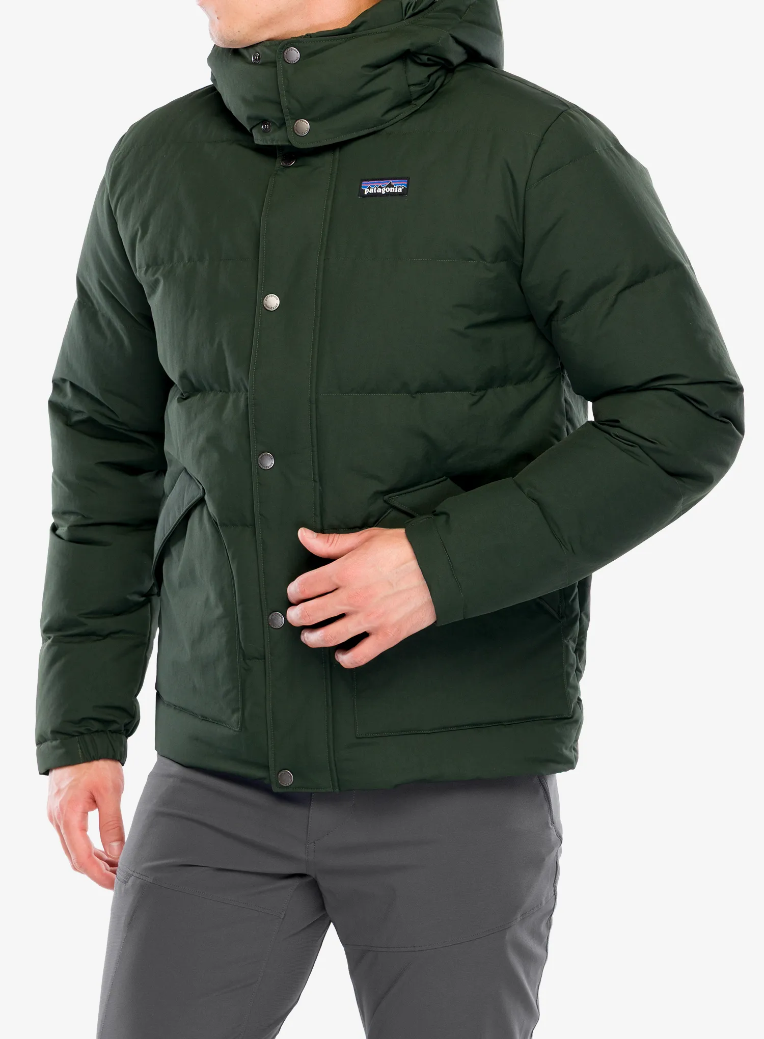 Puhovka Patagonia Downdrift Jacket - old growth green