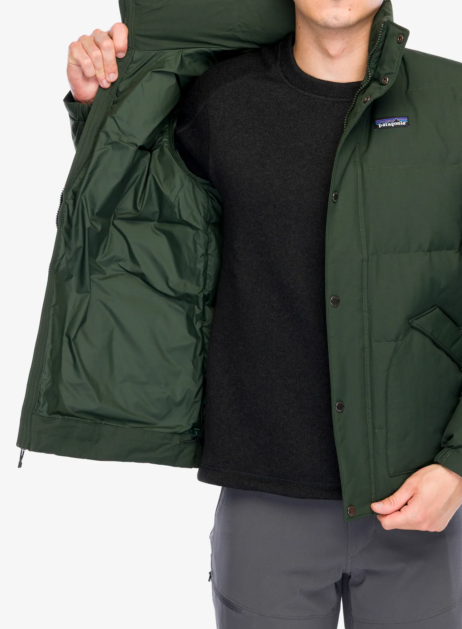 Puhovka Patagonia Downdrift Jacket - old growth green