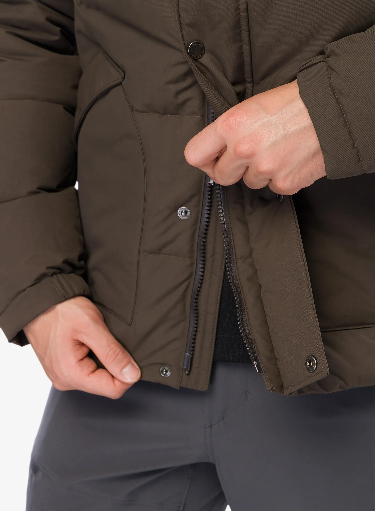 Puhovka Patagonia Downdrift Jacket - otter brown