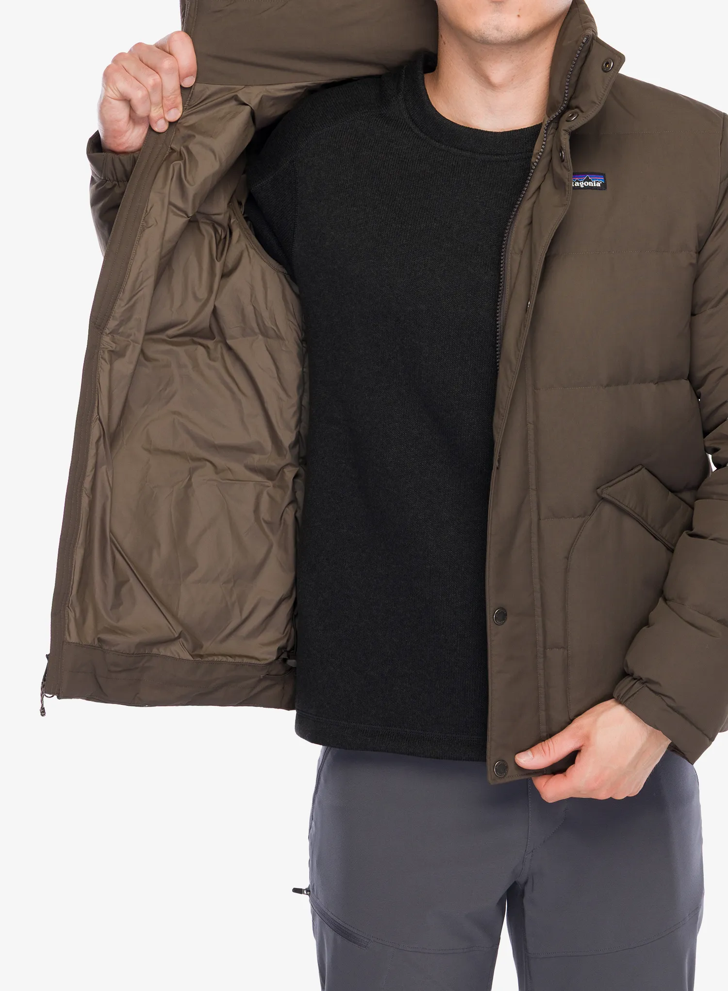 Puhovka Patagonia Downdrift Jacket - otter brown
