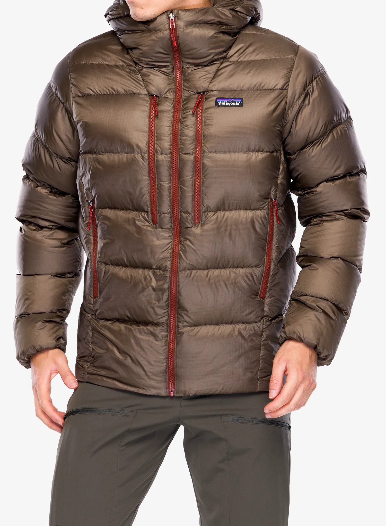 Puhovka Patagonia Fitz Roy Down Hoody - marlow brown