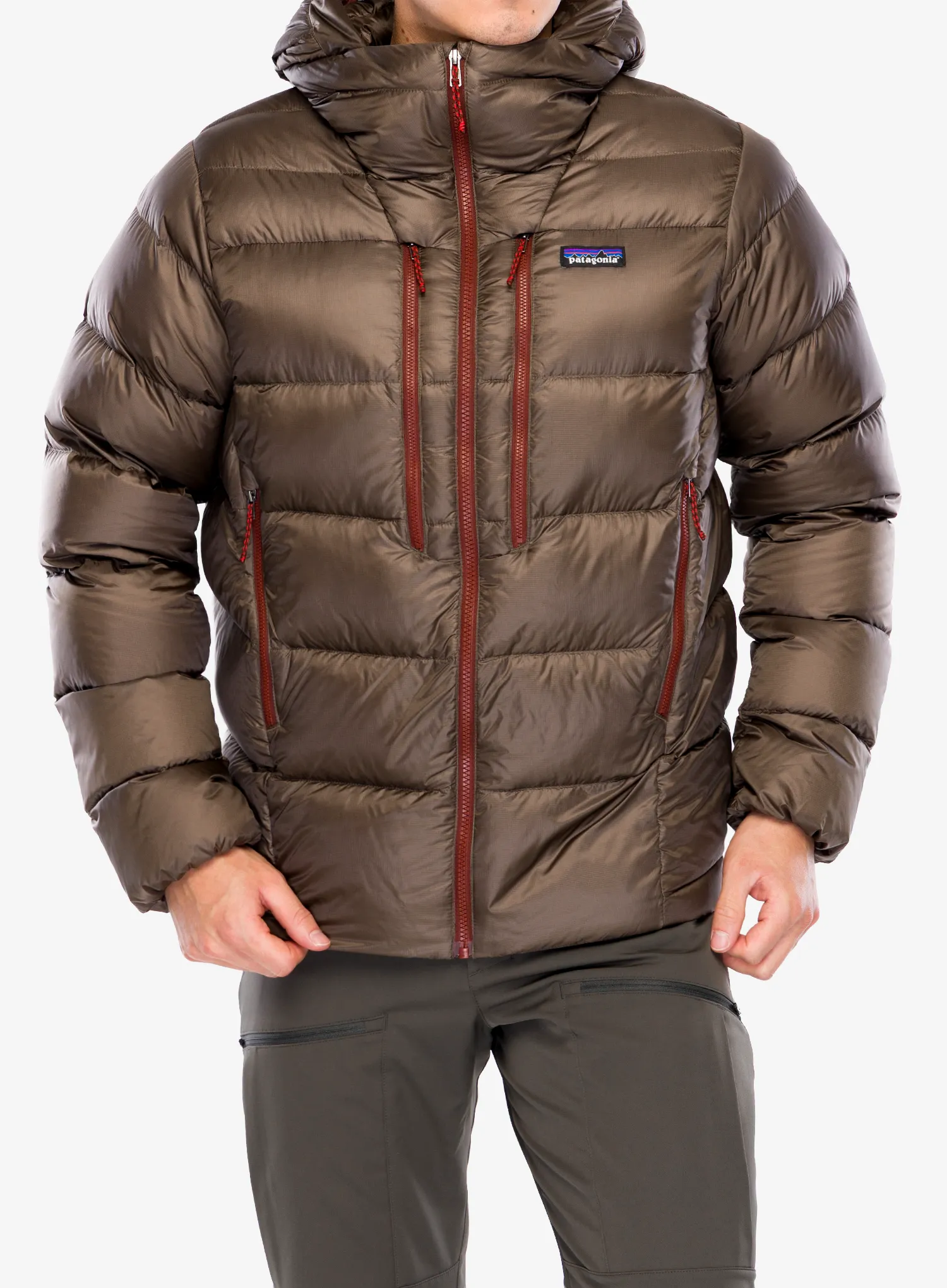Puhovka Patagonia Fitz Roy Down Hoody - marlow brown