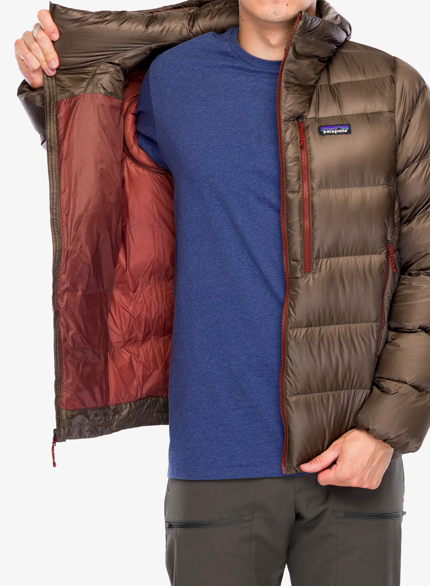 Puhovka Patagonia Fitz Roy Down Hoody - marlow brown