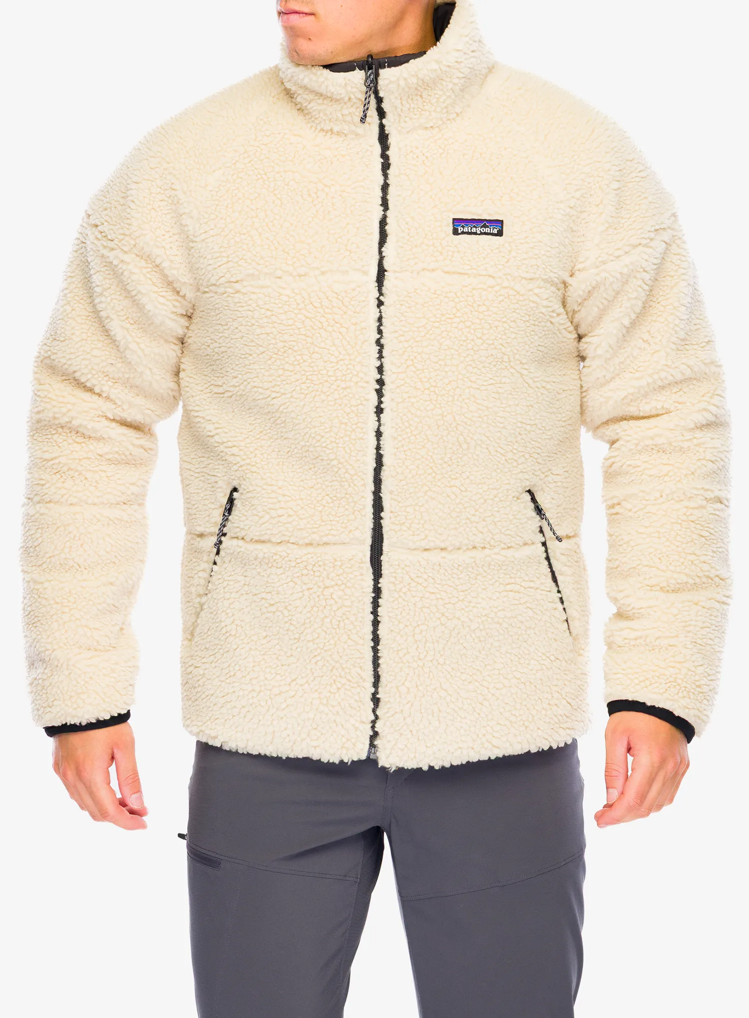 Puhovka Patagonia Reversible Silent Down Jacket - black