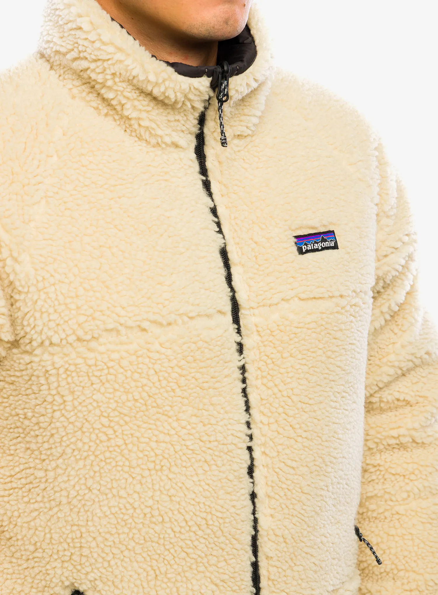 Puhovka Patagonia Reversible Silent Down Jacket - black