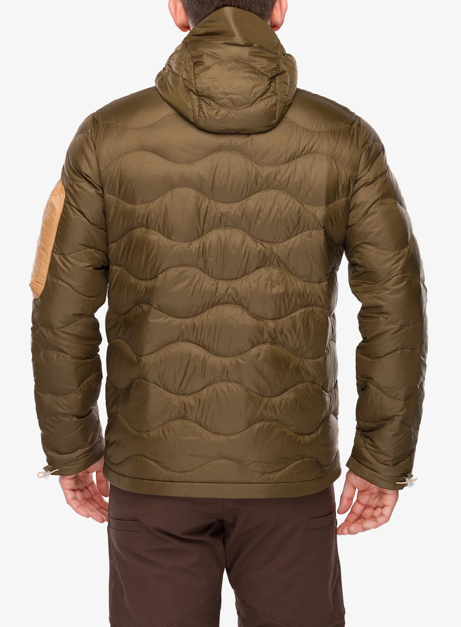 Puhovka Peak Performance Helium Utility Down Hood Jacket - meadow moss/sierra sand