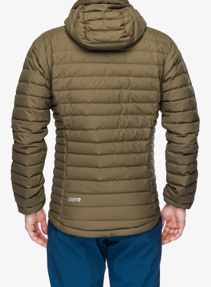 Puhovka Rab Microlight Windstopper Hoody - oak
