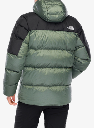 Puhovka The North Face Diablo Down 2.0 Hoodie - bark mist black heather