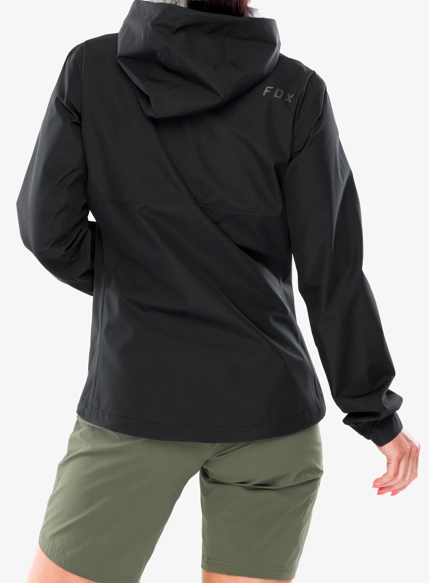 Ženska kolesarska jakna Fox Ranger 2.5L Water Jacket - black/black