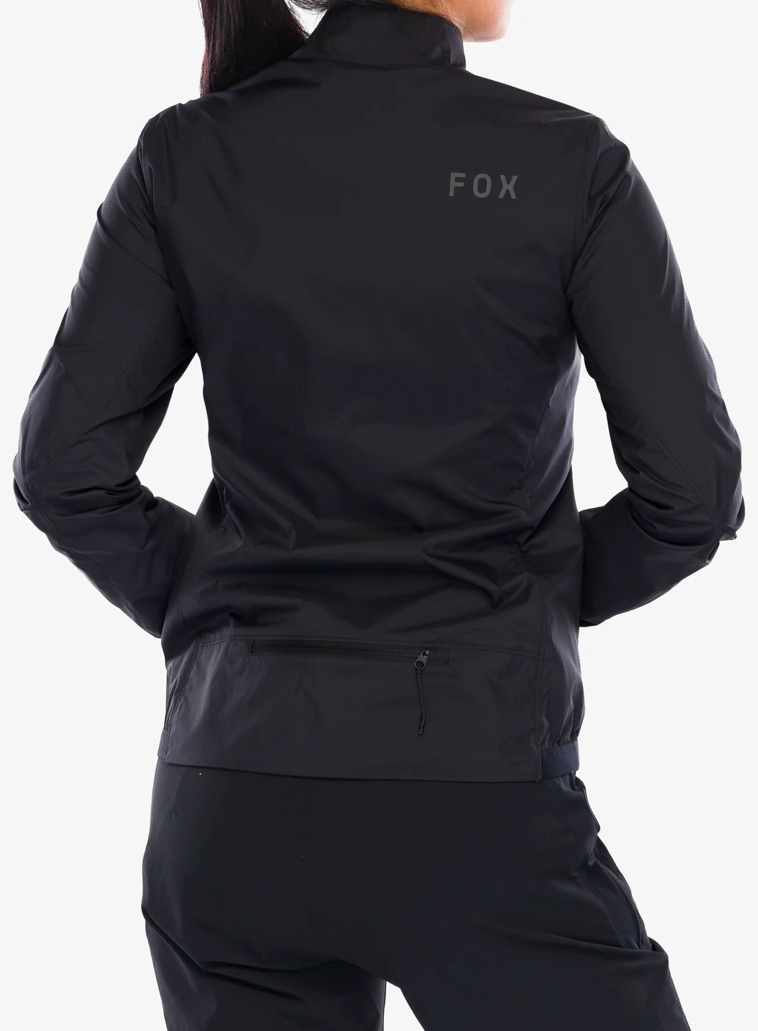 Ženska kolesarska jakna Fox Ranger Wind Jacket - black/black