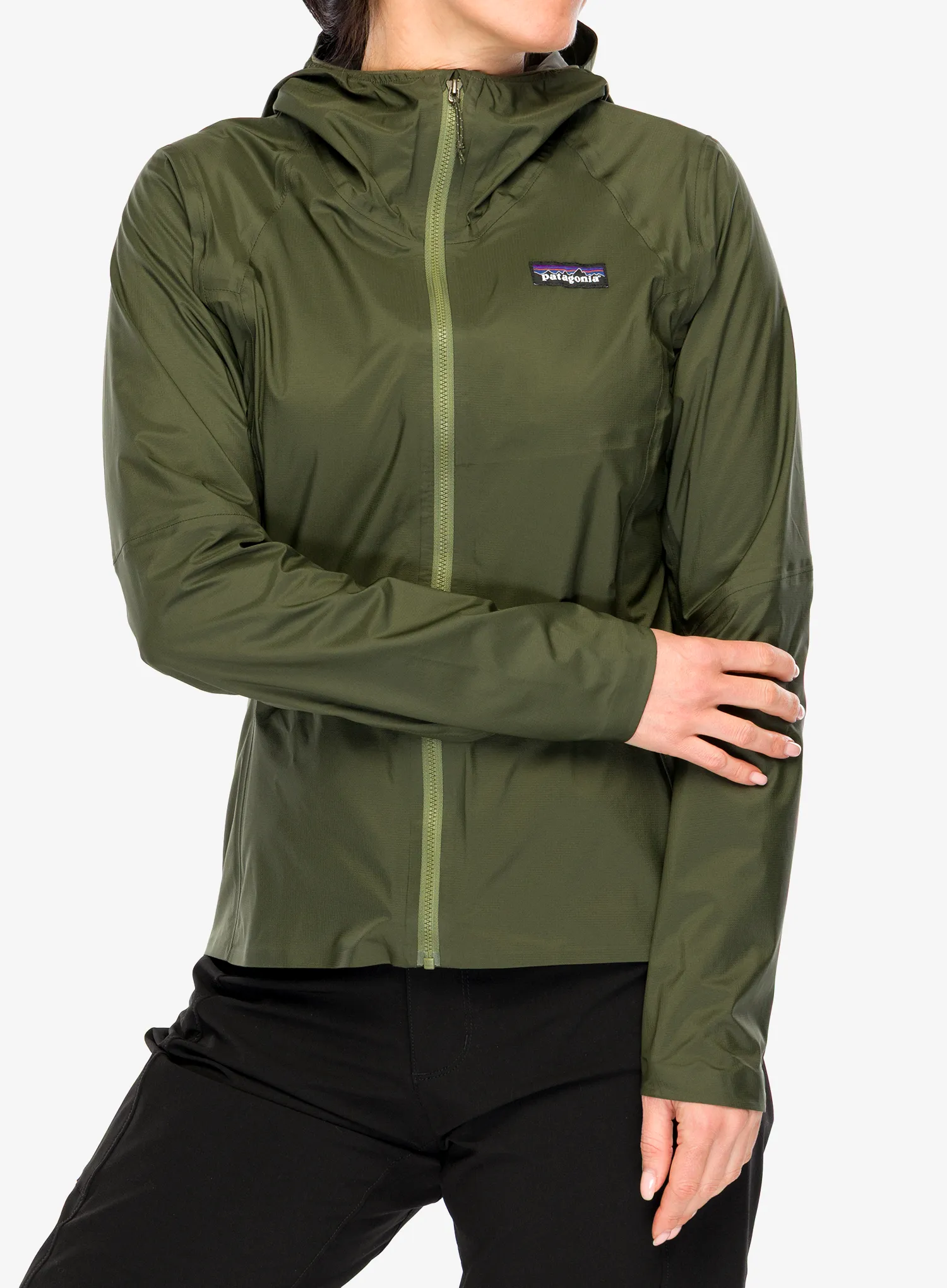 Ženska kolesarska jakna Patagonia Dirt Roamer Jacket - pine needle green