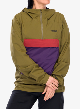 Kolesarska jakna ION Shelter Anorak - dark mud