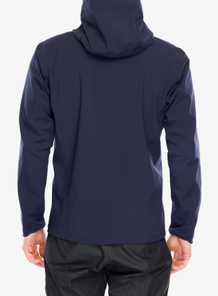 Softshell jakna Arcteryx Gamma MX Hoody - black sapphire/soul