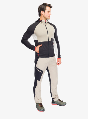 Softshell jakna CMP Rils Jacket Fix Hood - antracite/corda