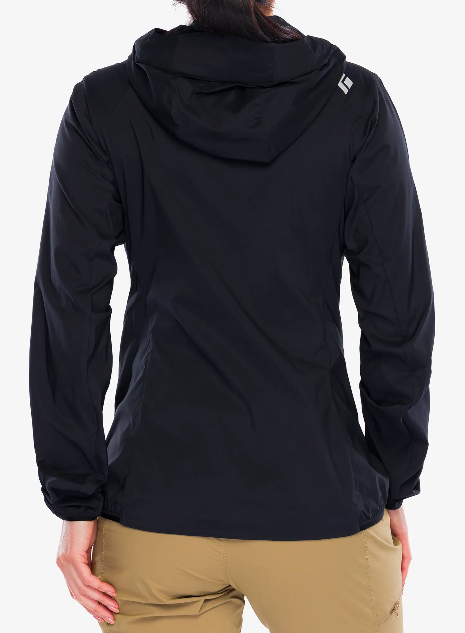 Ženska softshell jakna Black Diamond Alpine Start Hoody - black