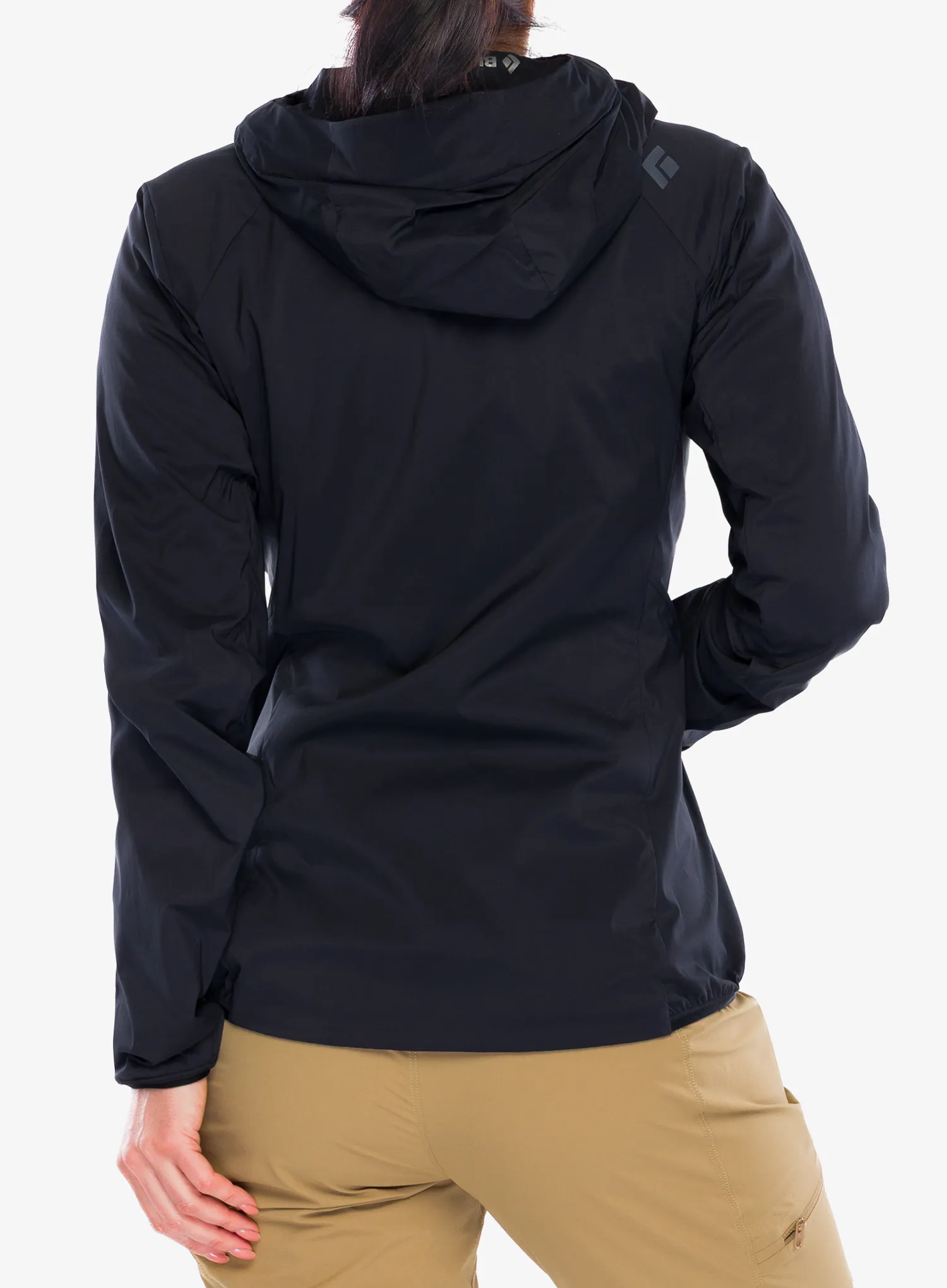 Ženska softshell jakna Black Diamond Alpine Start Insulated Hoody - blck