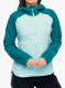 Ženska softshell jakna Columbia Heather Canyon II Hooded Softshell - spray/river blue
