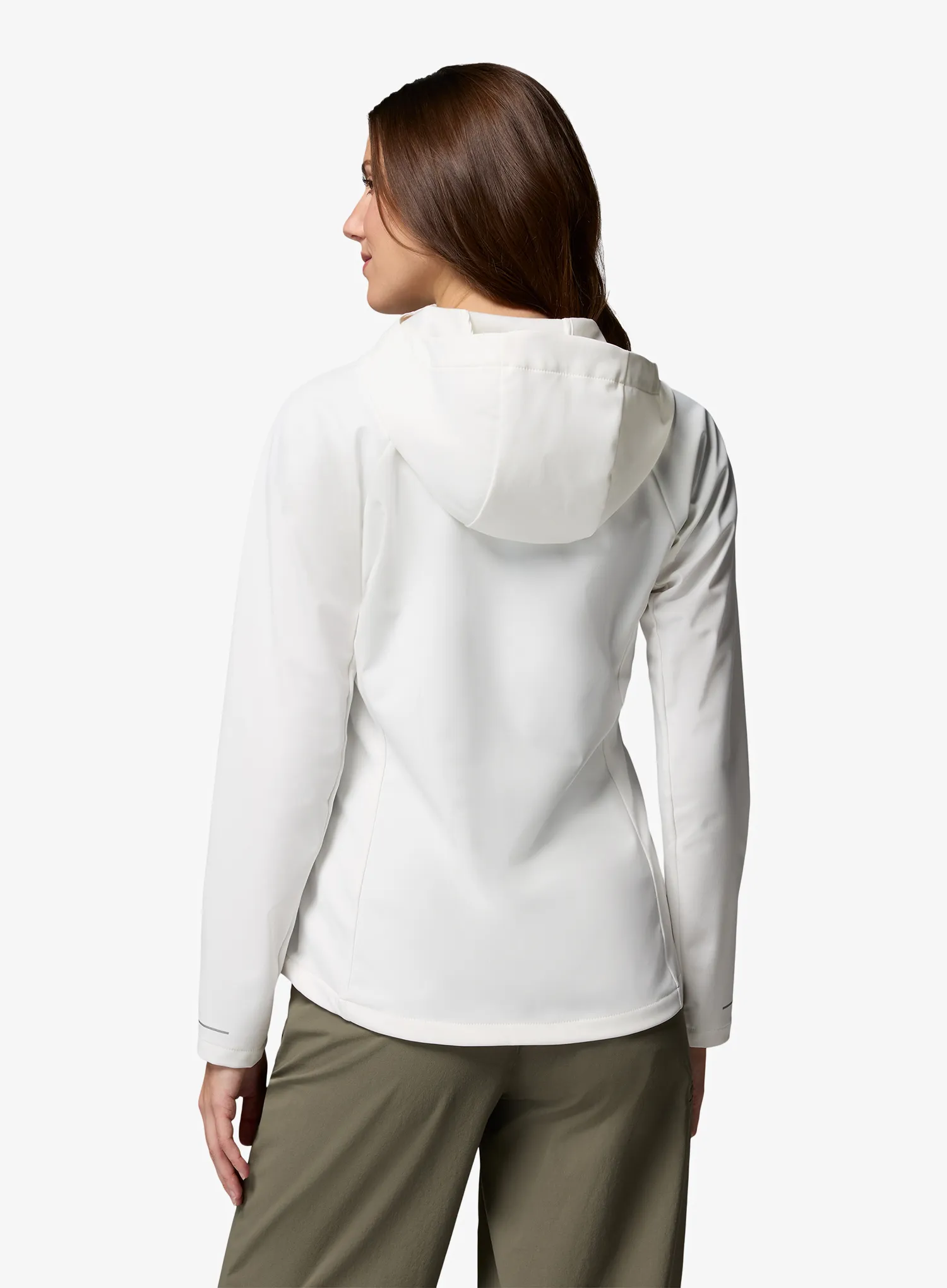 Ženska softshell jakna Columbia Trailborne Softshell - sea salt