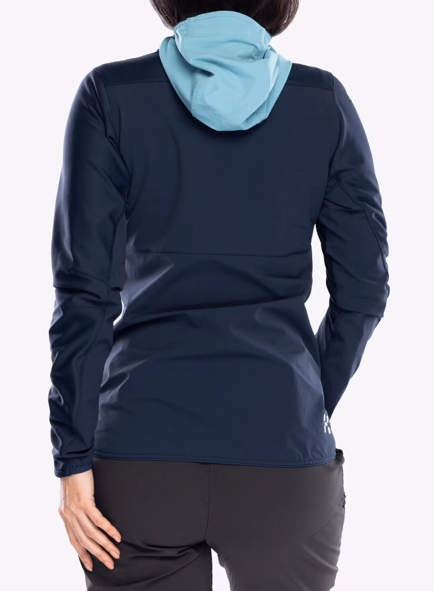 Ženska softshell jakna Haglofs L.I.M Hybrid Softshell Jacket - tarn blue/frost blue