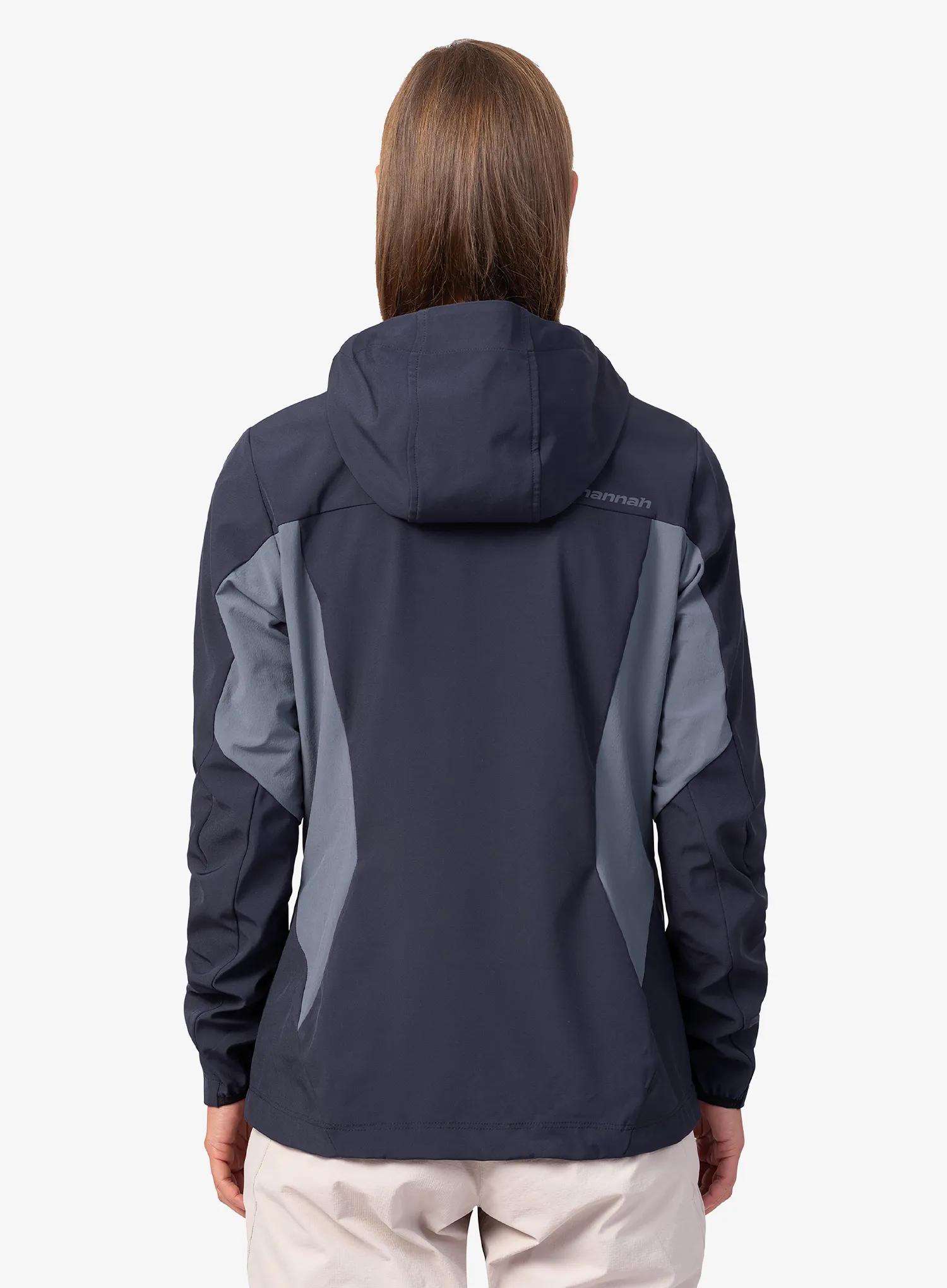 Ženska softshell jakna Hannah Airy Hoody - polar night/grisaille