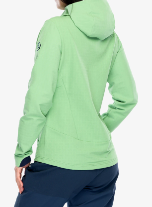 Ženska softshell jakna La Sportiva Descender Storm Jacket - aspen green/night sky