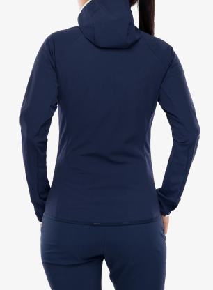 Ženska softshell jakna Millet Kamet Xcs Light Hoodie - saphir