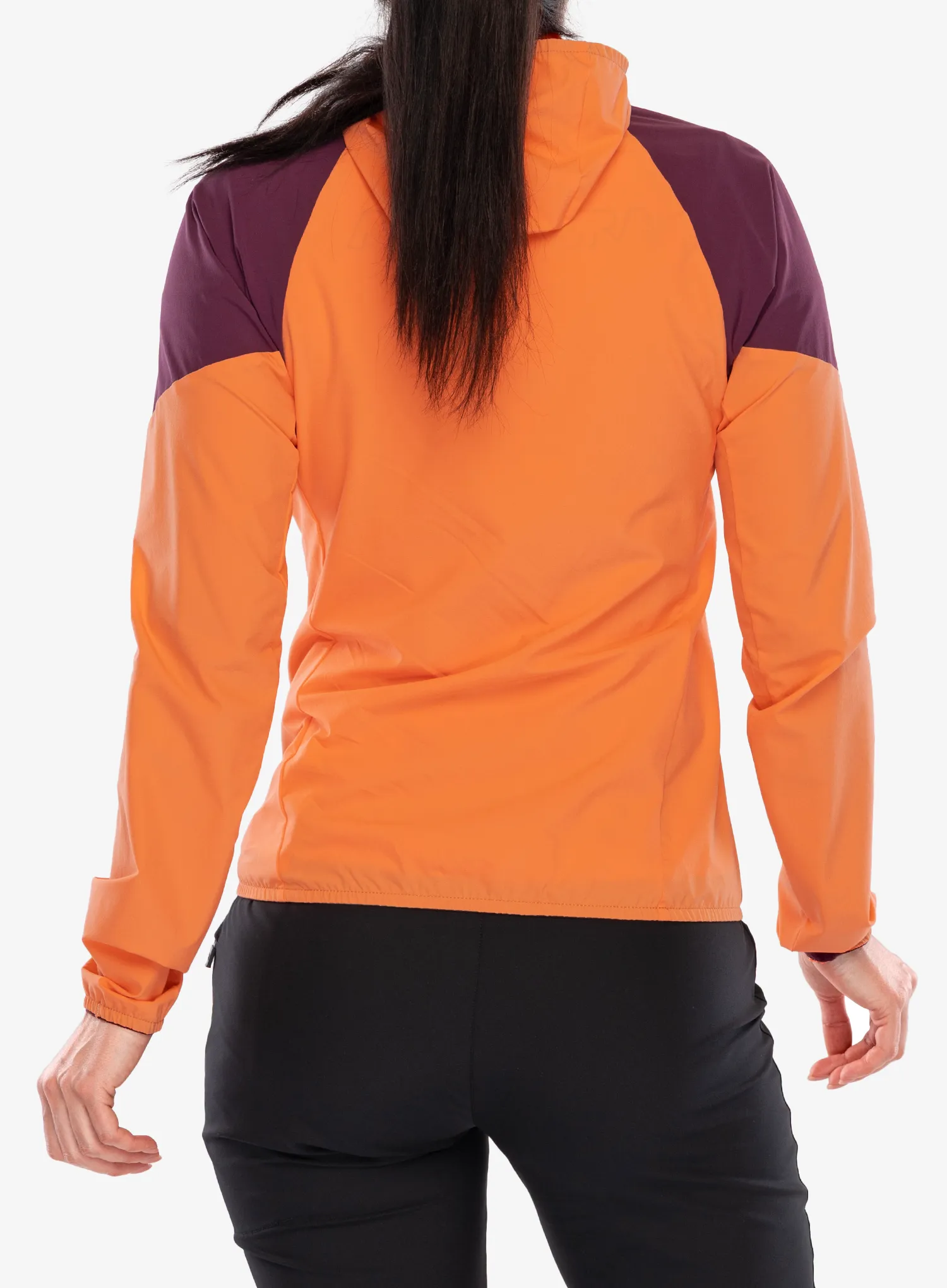 Ženska softshell jakna Montura Rise Hooded Jacket - melon/wine red