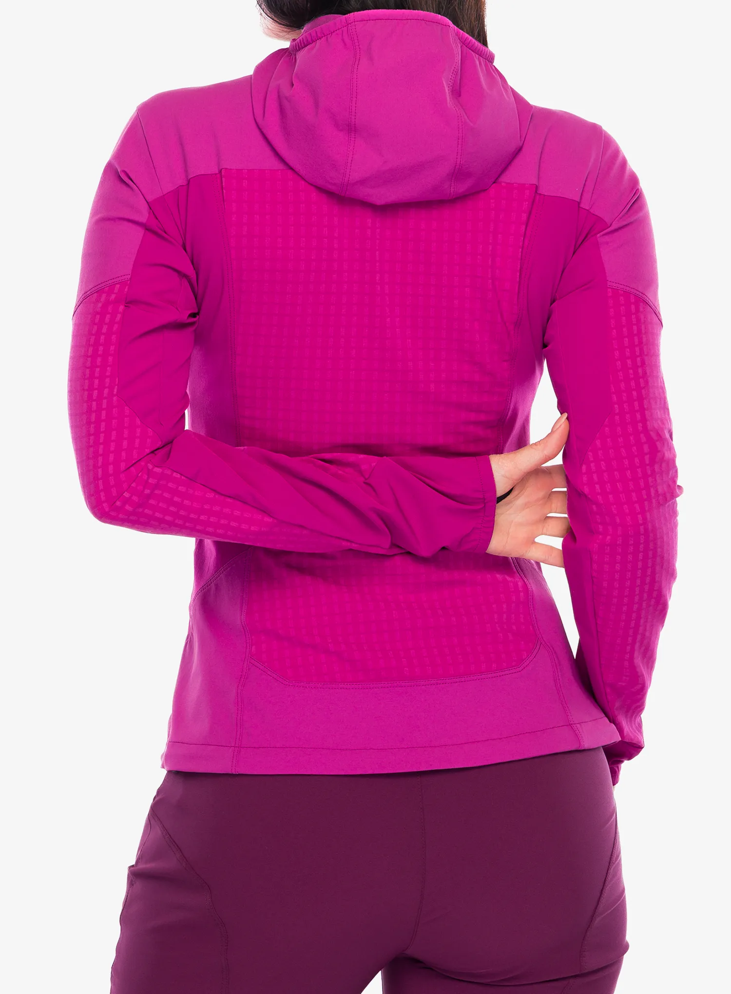 Ženska softshell jakna Montura Seed Hooded Jacket - baton rouge/wine red