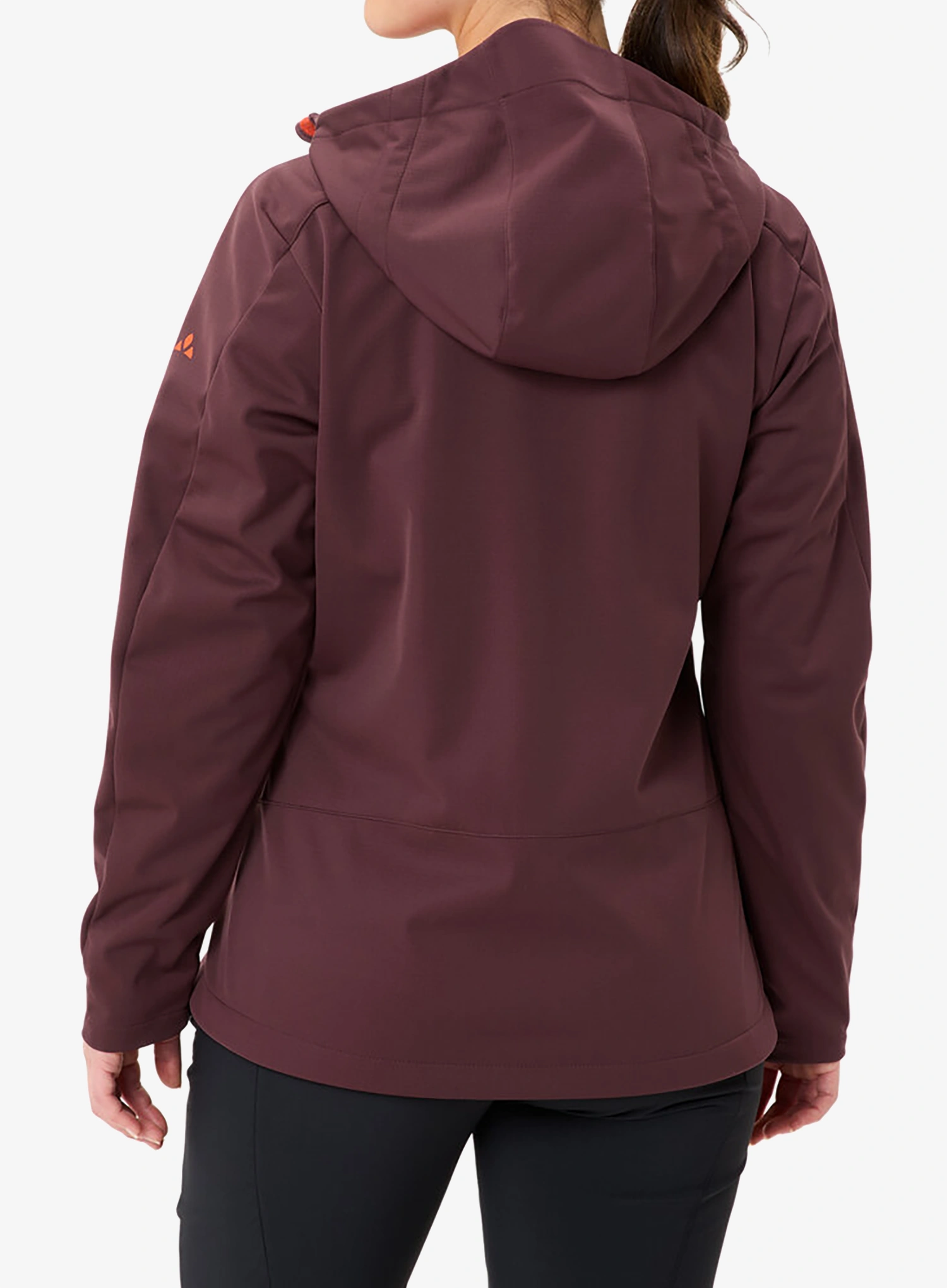 Ženska softshell jakna Vaude All Year Elope Softshell Jacket II - dark oak
