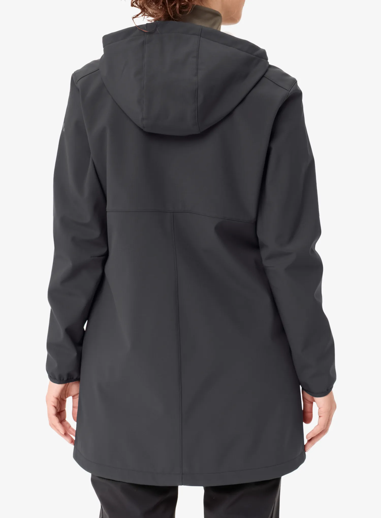 Ženska jakna Vaude Moena Softshell Parka - phantom black