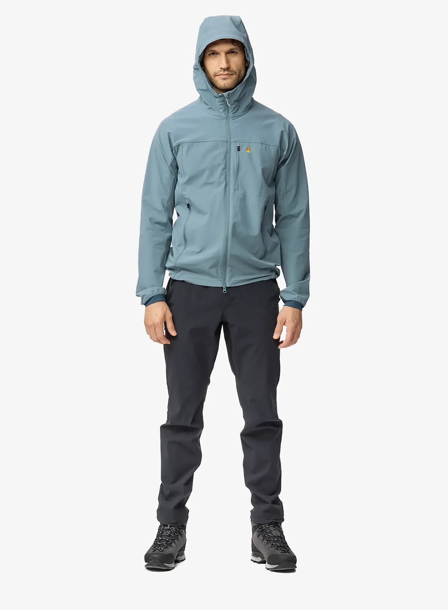 Softshell jakna Fjallraven Bergtagen Stretch Jacket - nimbus blue