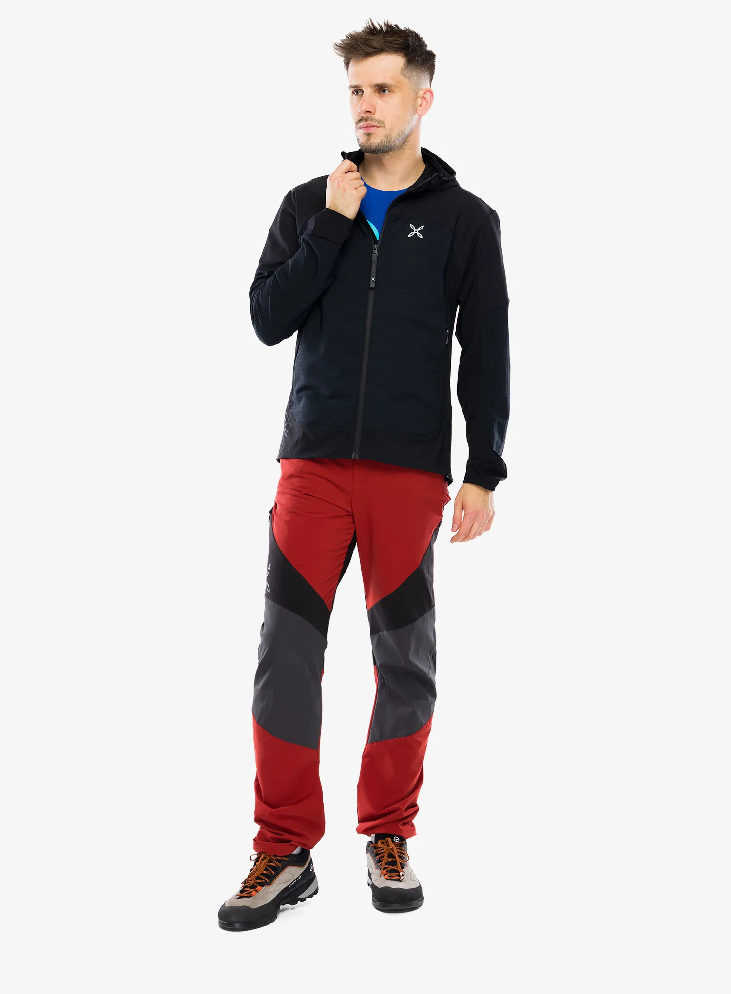 Softshell jakna Montura Seed Hooded Jacket - black
