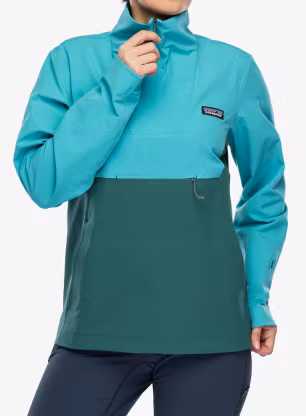 Softshell jakna Patagonia R1 CrossStrata P/O - conifer green