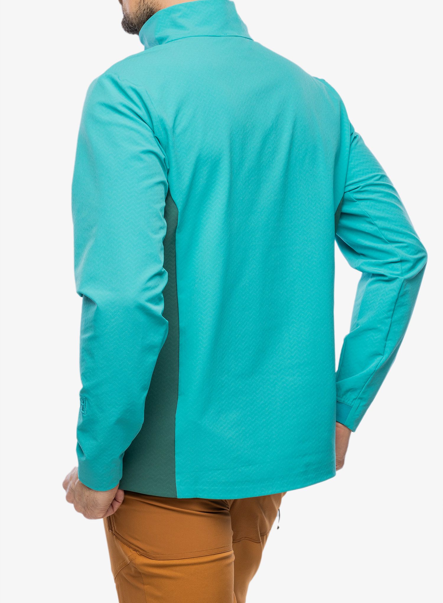 Softshell jakna Patagonia R1 CrossStrata P/O - conifer green