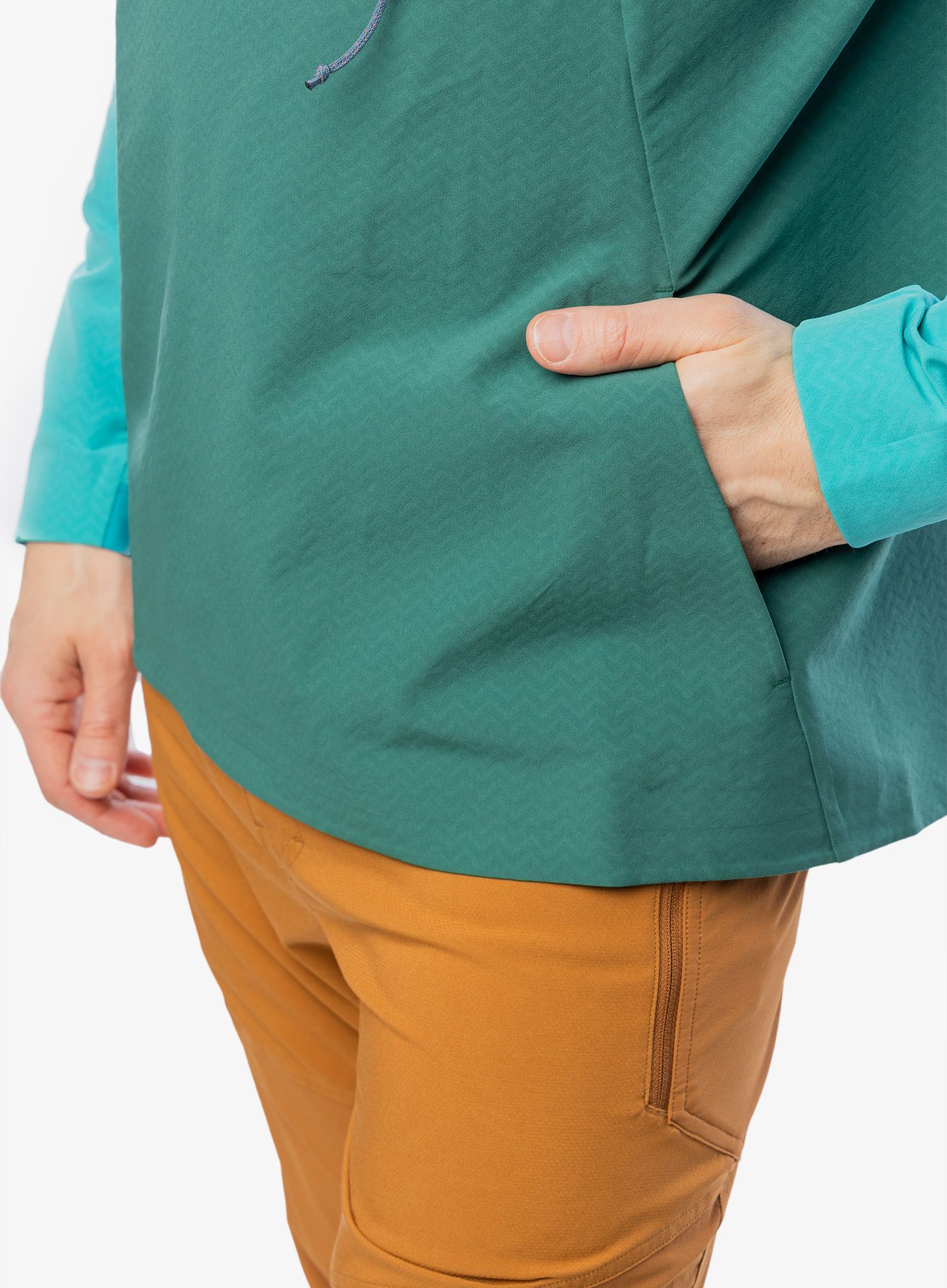 Softshell jakna Patagonia R1 CrossStrata P/O - conifer green