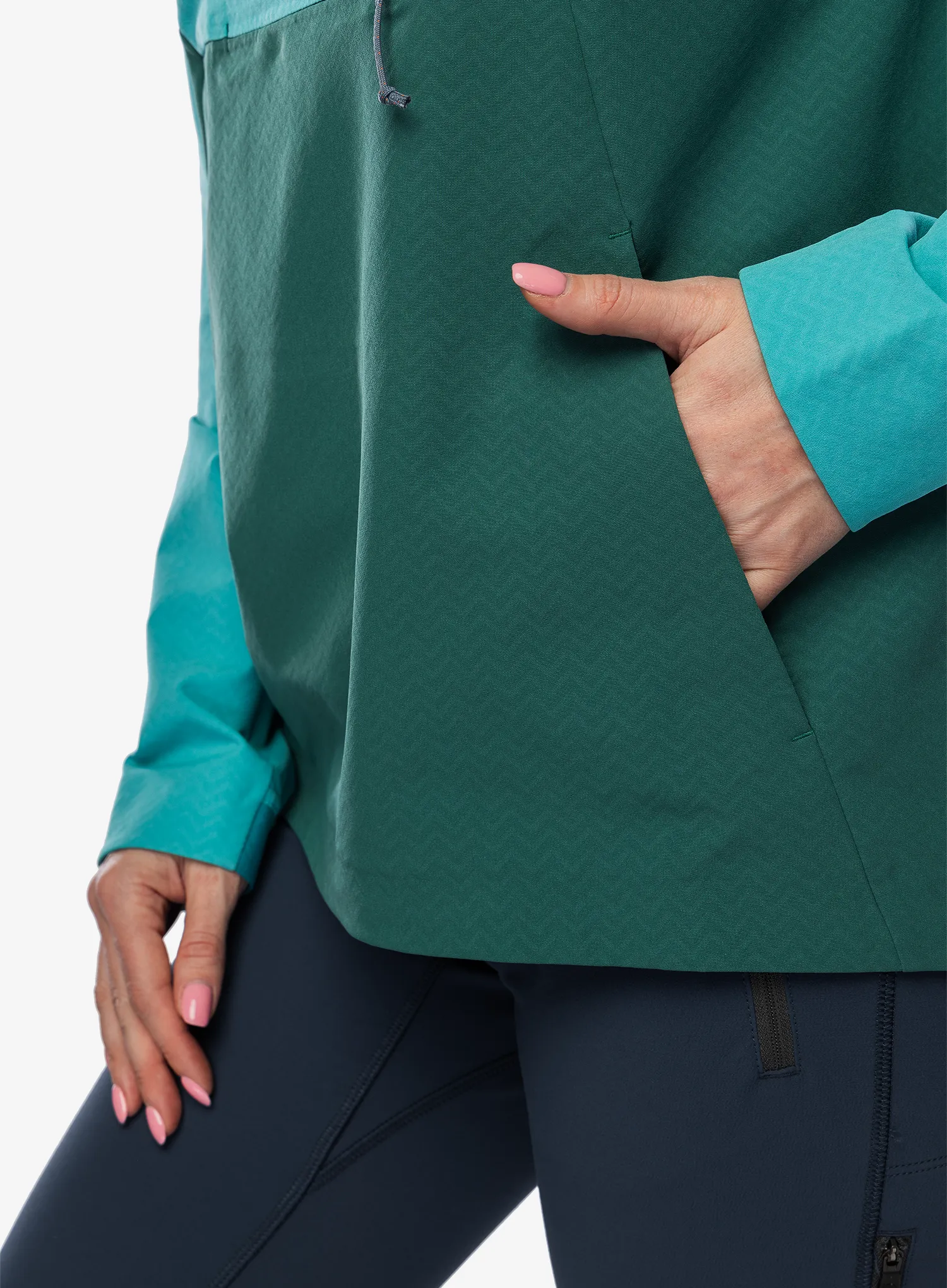 Softshell jakna Patagonia R1 CrossStrata P/O - conifer green