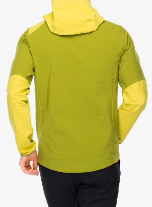 Softshell jakna Patagonia R1 TechFace Hoody - graze green