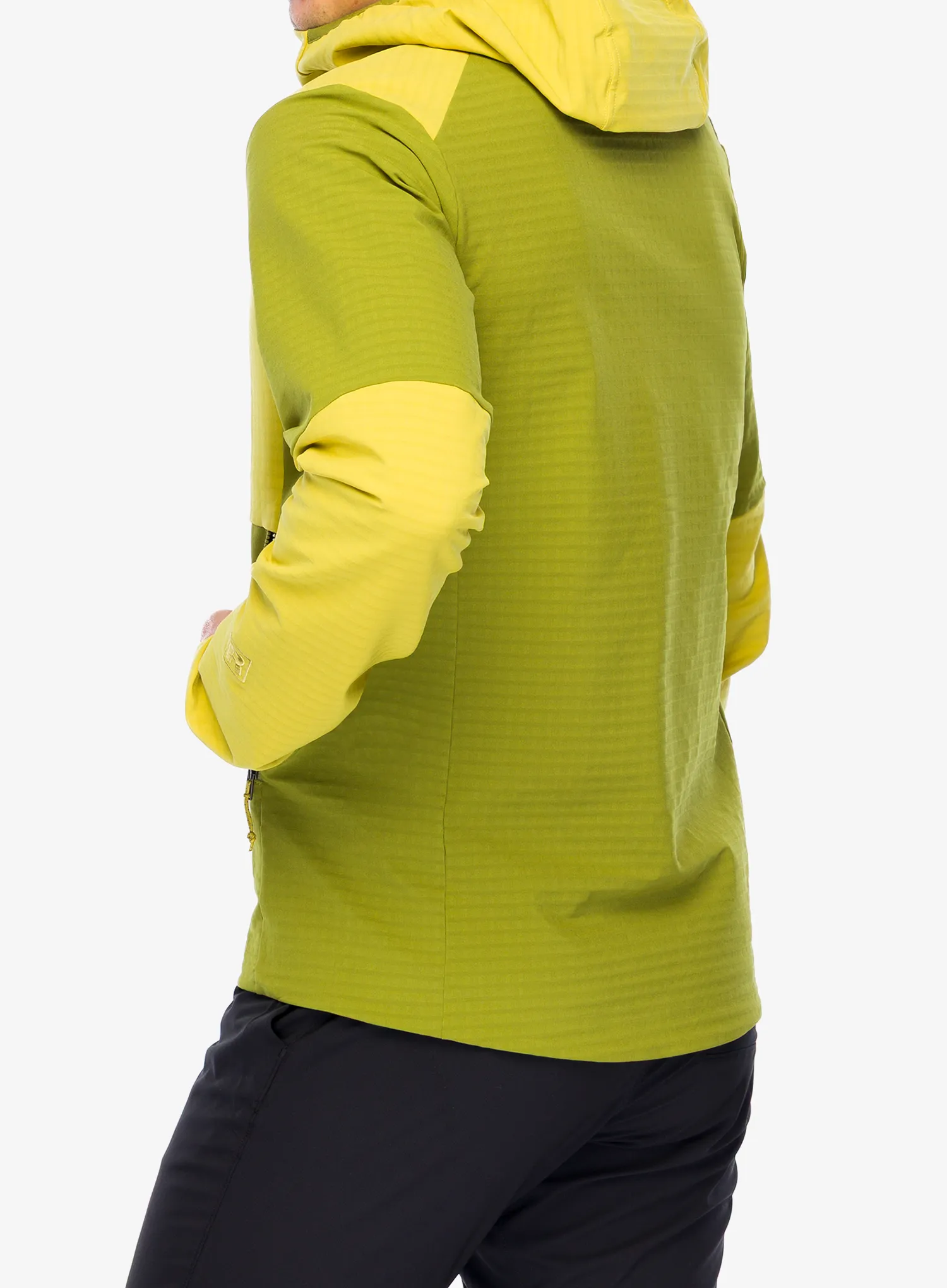 Softshell jakna Patagonia R1 TechFace Hoody - graze green